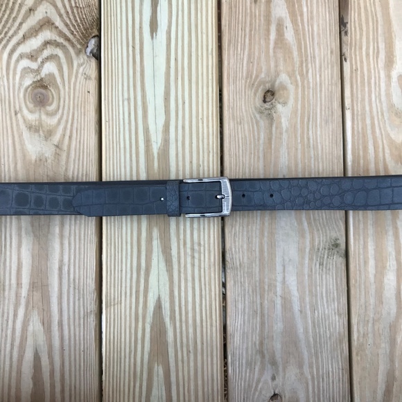 Mens Waistband Genuine Supreme Real Leather Croc P - Picture 5 of 8